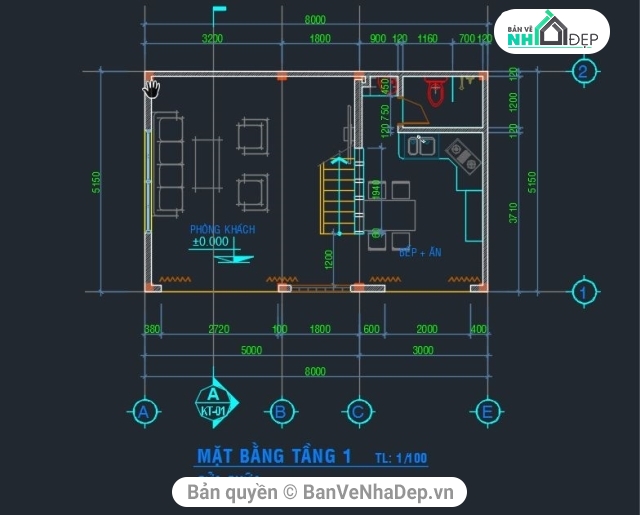 nhà phố 3 tầng,bản vẽ 3 tầng,bản vẽ cad nhà phố,nhà phố 3 tầng 5.15x8m,Bản vẽ nhà phố 3 tầng,file cad 3 tầng,Nhà phố 3 tầng